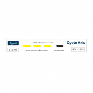 Steam chemical indicator strip Type6